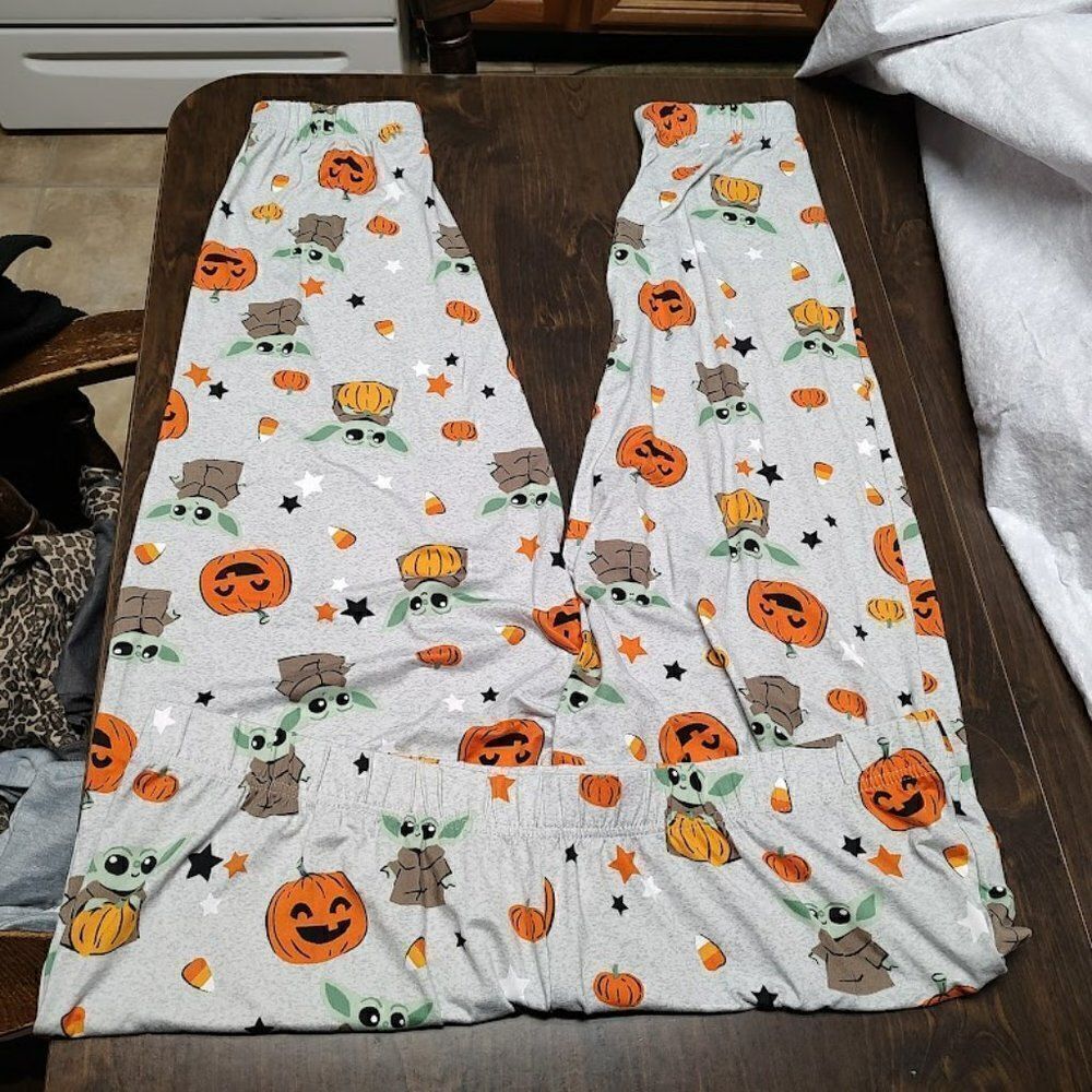New Star Wars Yoda Halloween Slumber Sleep Pants Size Women's 2X